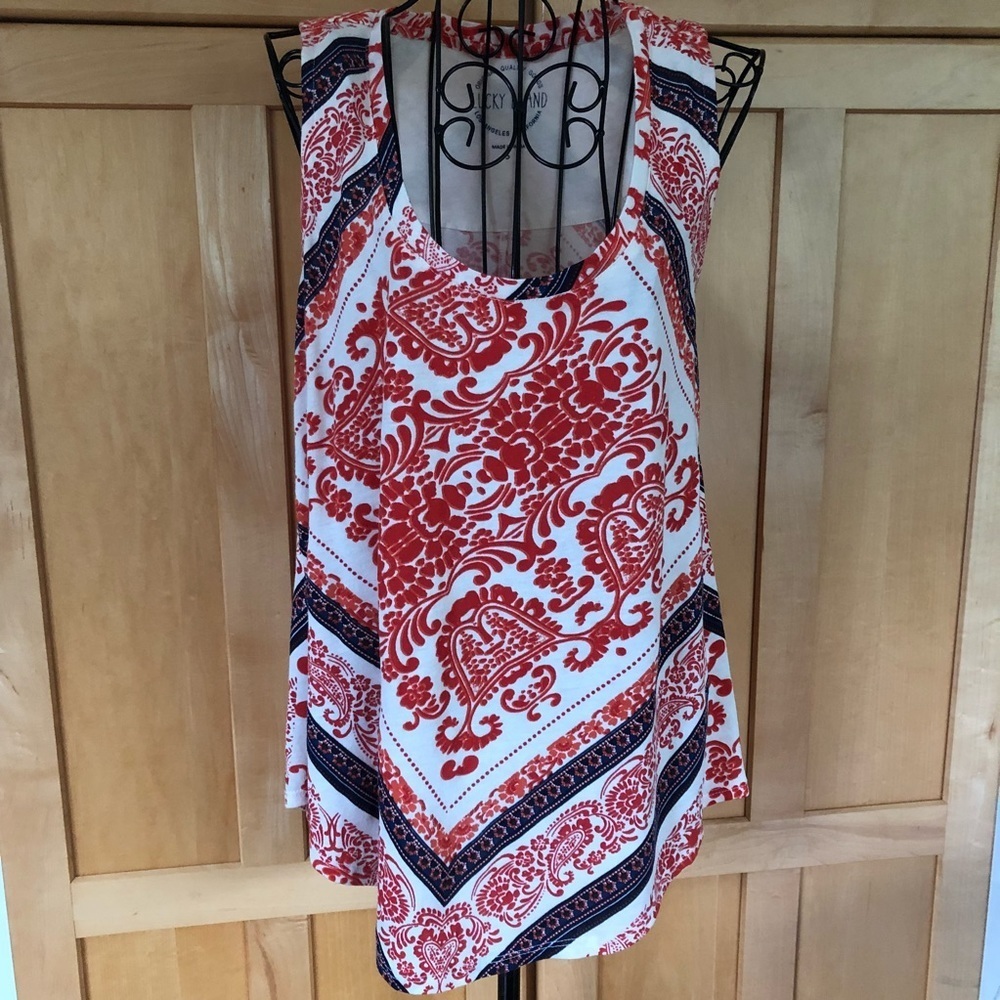 Lucky Brand boho chic sleeveless Top size Small
